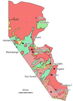 Carte Ouaddai