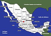 Carte Aguascalientes